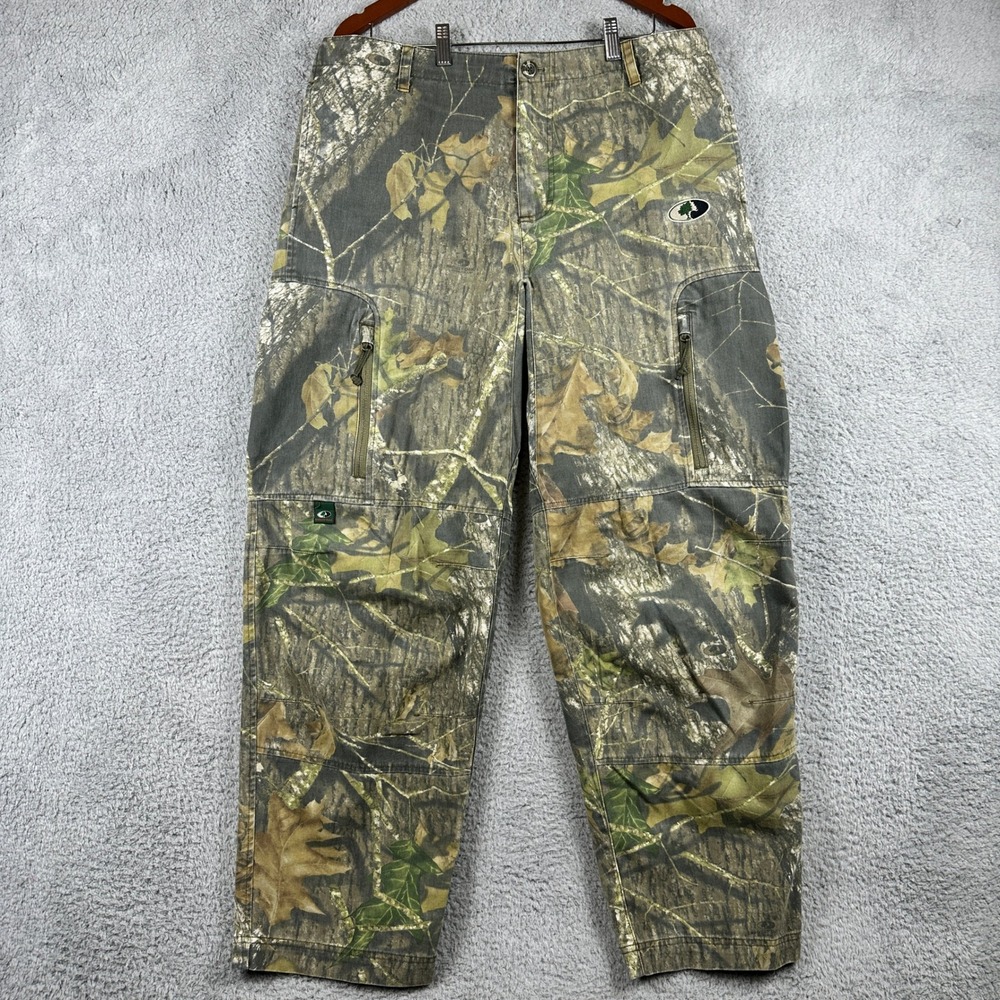 Mossy Oak Scent-Stop Pro Cargo Pants Mens XL (Fits 36x32) Camo‎ Hunting Outdoor
